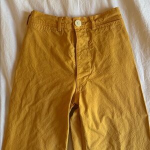 Jesse Kamm sailor pant in Caribbean gold 2